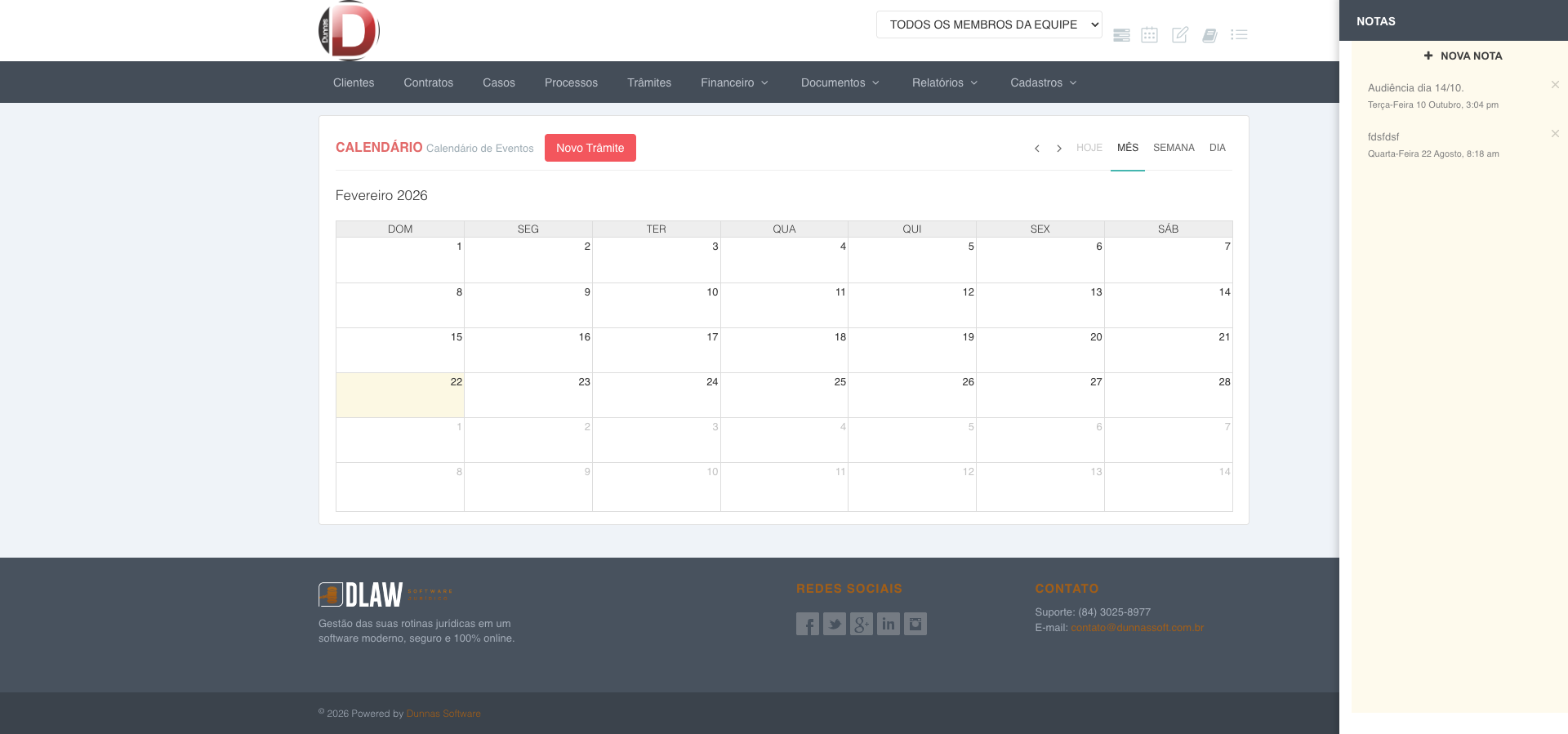 DLaw — Plataforma Web para Escritório de Advocacia gallery 2