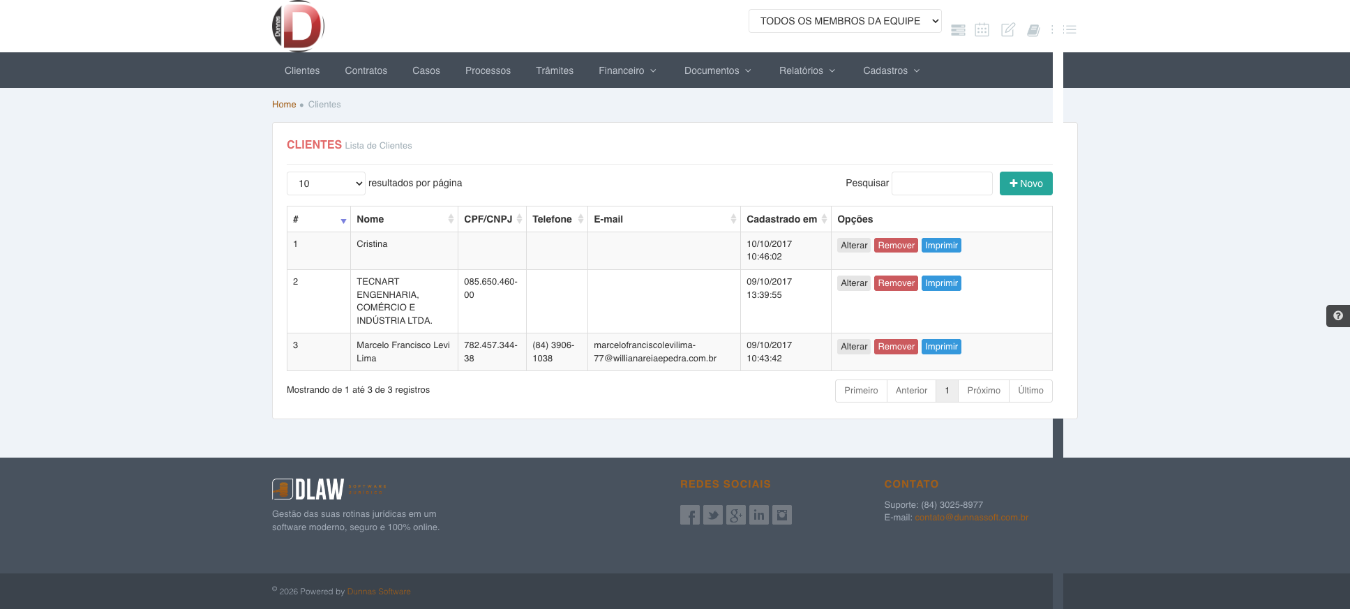 DLaw — Plataforma Web para Escritório de Advocacia gallery 0